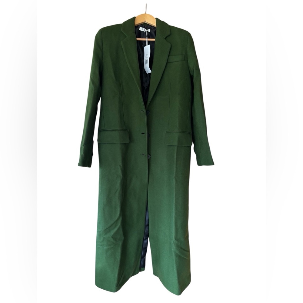 22 Runaway Thakoon Single Breasted Wool Pea Coat - Picture 3 of 4